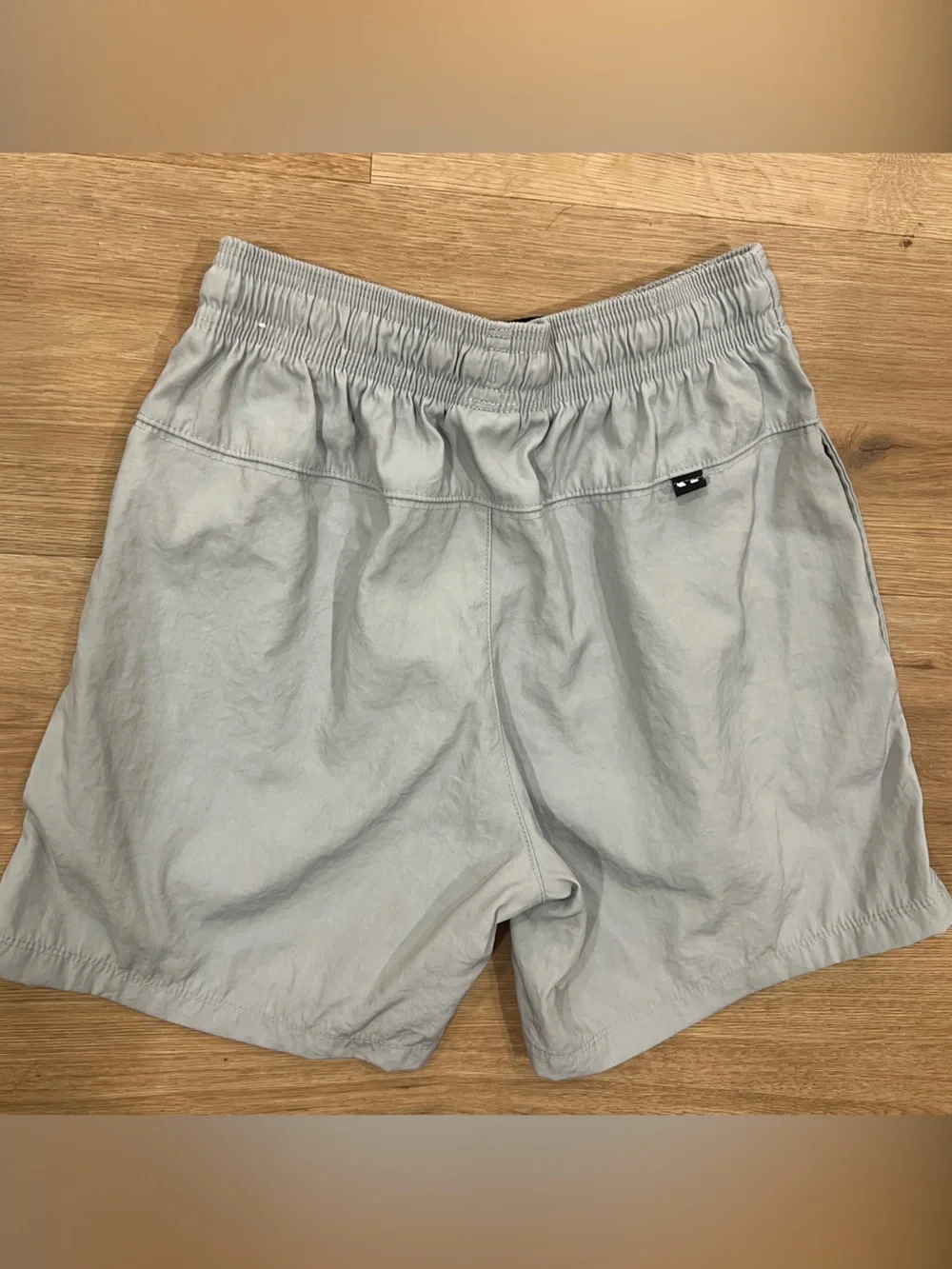 Nike Light Gray Men's Athletic Shorts with Drawstring